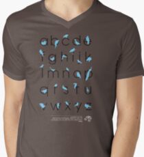 AZ der Vogelbeobachtung T-Shirt mit V-Ausschnitt für Männer