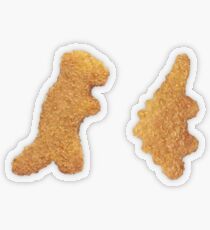 Dino Nuggets Transparent Sticker