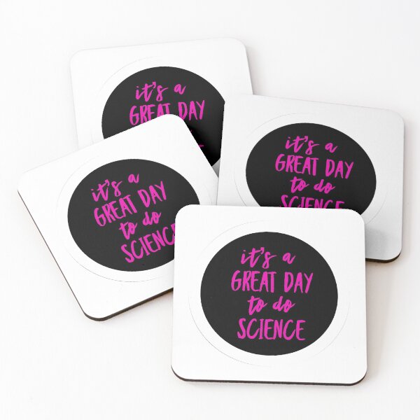 Item preview, It’s a great day to do science in pink and black font on white background designed and sold by UncleStuScience.