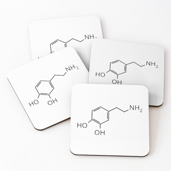 Item preview, Dopamine - Neurotransmitter, Mental Health, Psychology, Happiness, Brain, Neuron designed and sold by jadedscientist.