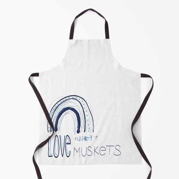 Item preview, Love Not Muskets Blue designed and sold by Stargazesprings.