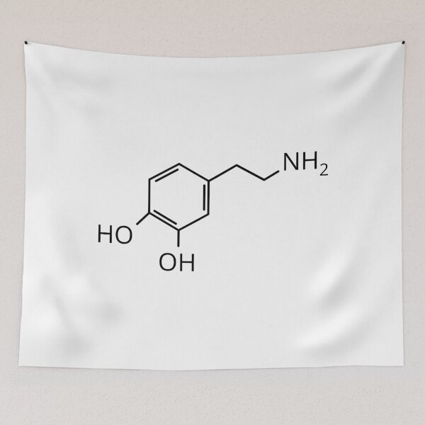 Item preview, Dopamine - Neurotransmitter, Mental Health, Psychology, Happiness, Brain, Neuron designed and sold by jadedscientist.