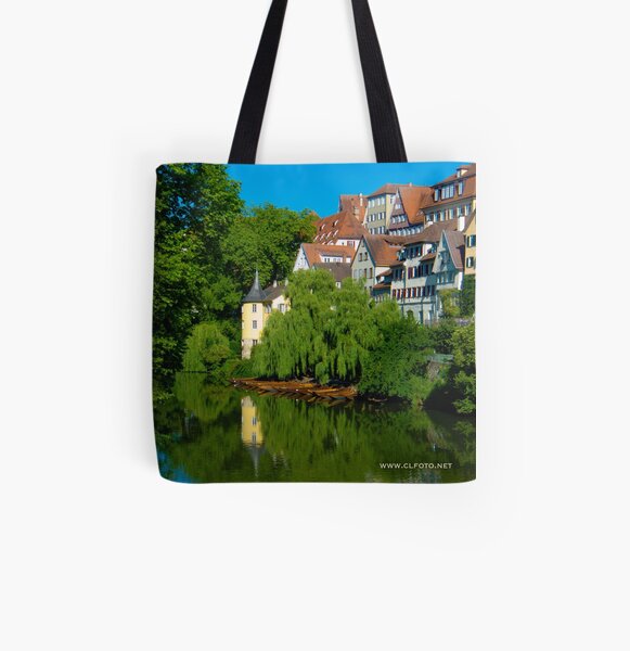 Höderlin Tower, Tübingen, Germany All Over Print Tote Bag