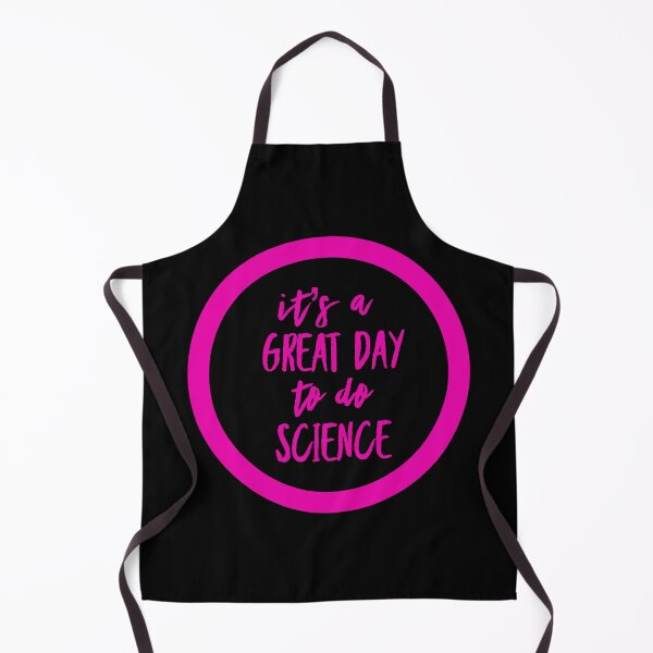 Item preview, It’s a great day to do science in black and pink font on black background designed and sold by UncleStuScience.