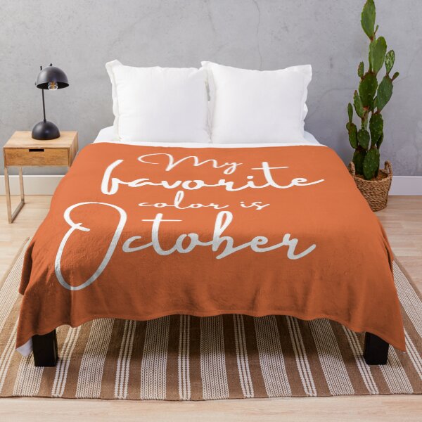 Item preview, My favorite color is October designed and sold by WordArtDesign.