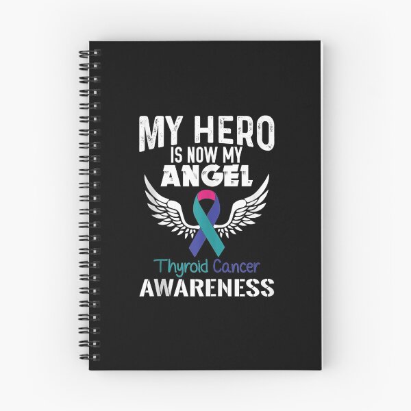 Item preview, Hero Now Angel- Thyroid Cancer Awareness Supporter Ribbon Tank Top designed and sold by JethroShop.
