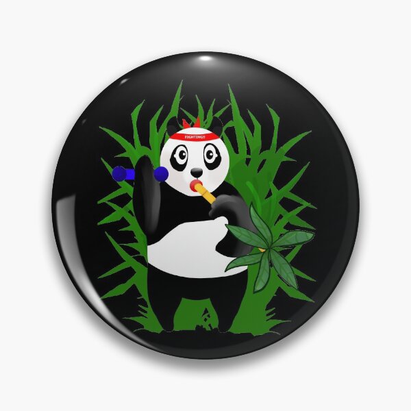 Item preview,  Panda working out designed and sold by BeccaKenDesigns.