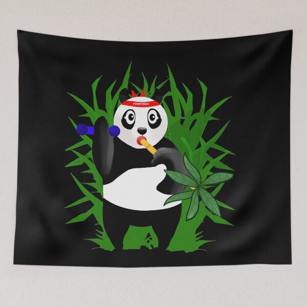 Item preview,  Panda working out designed and sold by BeccaKenDesigns.