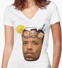 Ice T & Ice Cube - High Quality OG Women's Fitted V-Neck T-Shirt