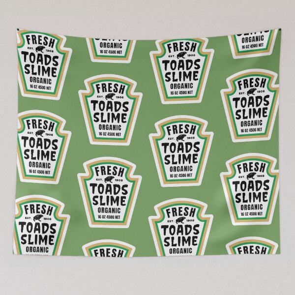 Item preview, Fresh Organic Toad Slime | Halloween Food Label Costume designed and sold by GravitiTees.