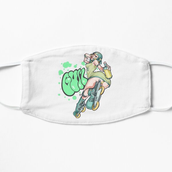 Jet Set Radio Game Action Developed By Smilebit Controls A Gang Of Youths Who Use Inline Skates To W Flat Mask