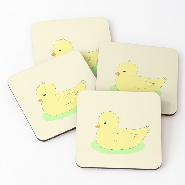 Item preview, Sitting Duck - Yellow designed and sold by TheeForestFox Shop.