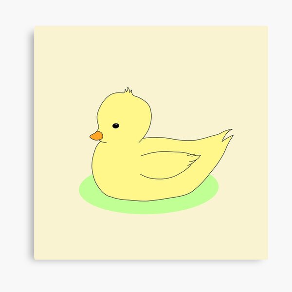 Item preview, Sitting Duck - Yellow designed and sold by TheeForestFox Shop.