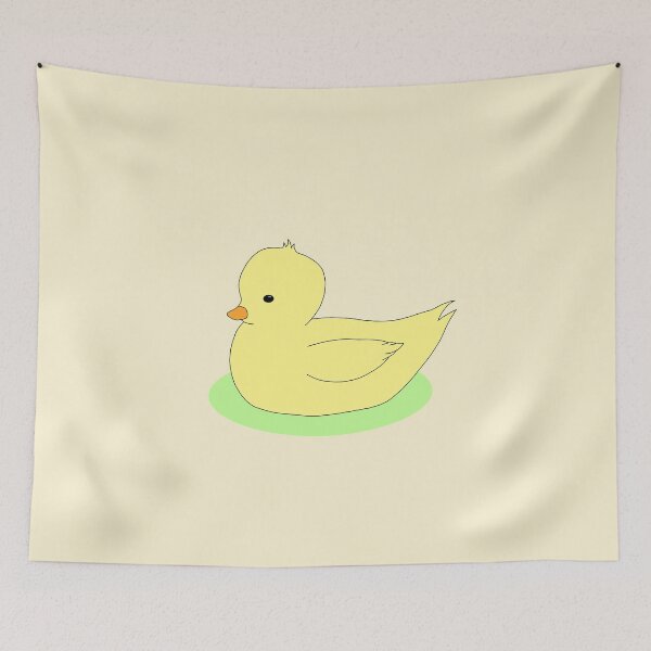 Item preview, Sitting Duck - Yellow designed and sold by TheeForestFox Shop.