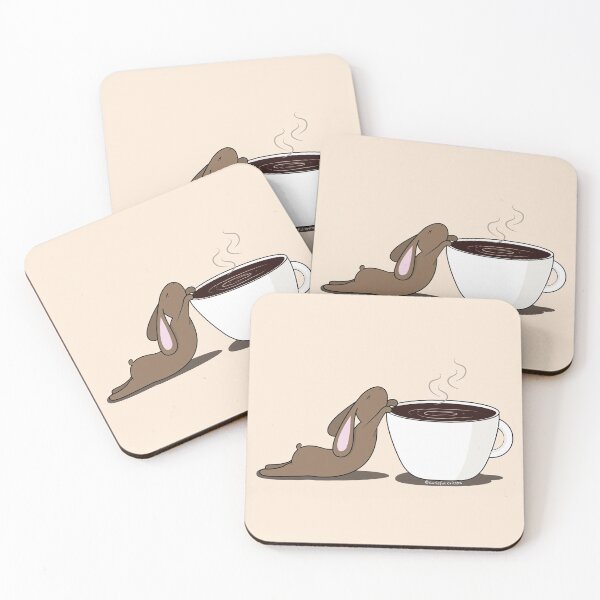 Item preview, Coffee Addict Bunneh designed and sold by Cutieful Critters.
