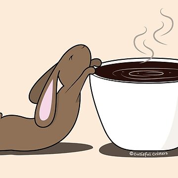 Artwork thumbnail, Coffee Addict Bunneh by CutiefulC