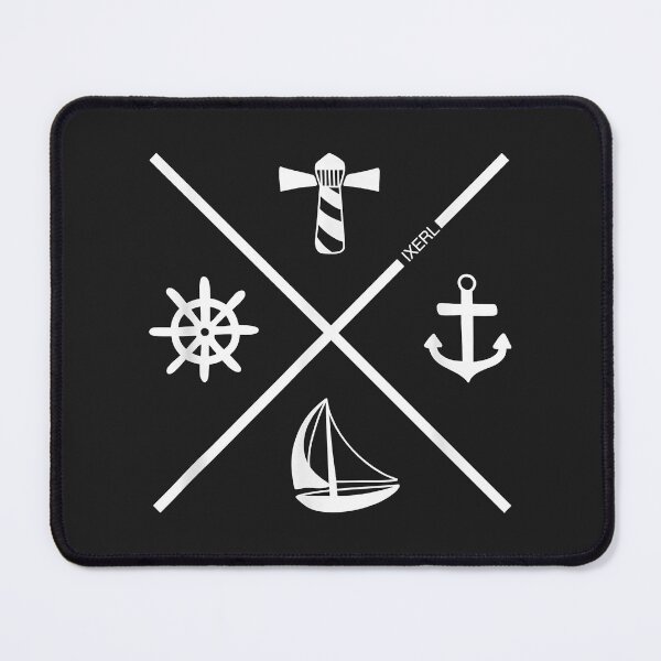 Item preview, IXERL SAIL DESIGN CAPTAIN ICONS Anchor Boat Lighthouse designed and sold by khangko1.
