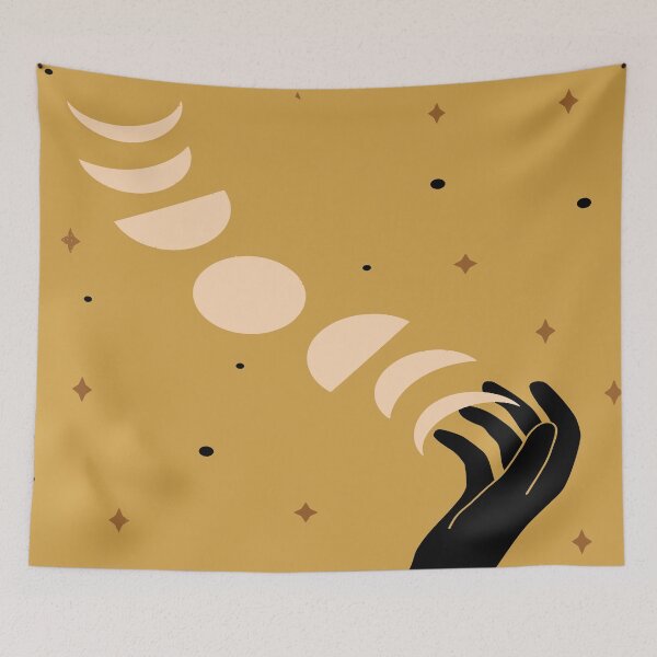 Item preview, Moon Phases in Hand designed and sold by RaianasHome.