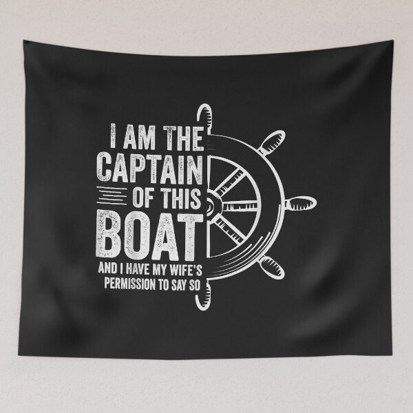 Item preview, Mens Boating Gifts I Am The Captain Of This Boat Sailing Skipper designed and sold by khangko1.