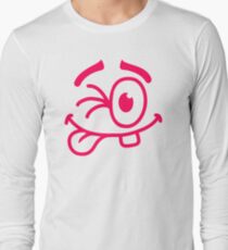 Cool Smiley Long Sleeve T-Shirt
