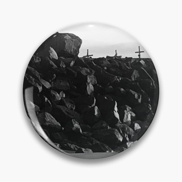 Item preview, Crosses & Birds Atop The Barview Jetty, Rockaway Beach, Oregon designed and sold by Unnecessary Press.