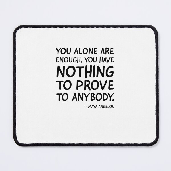 Item preview, You Alone are enough. Quote designed and sold by UrbanApparel.