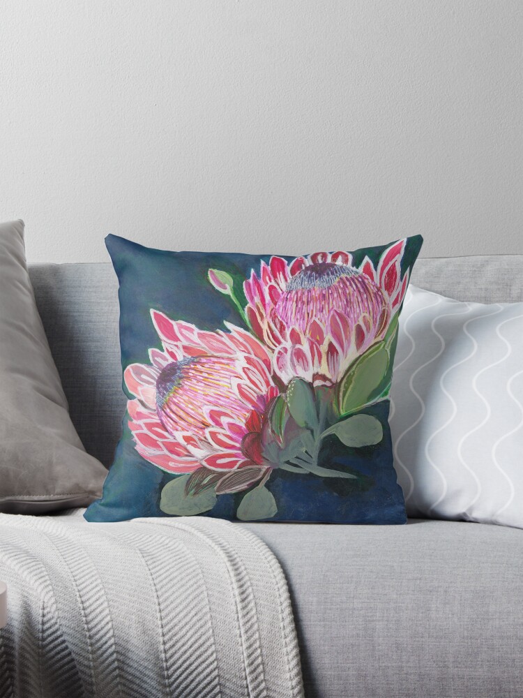 Thumbnail 1 of 4, Pillow, Pink Beauty designed and sold by cjconcepts.