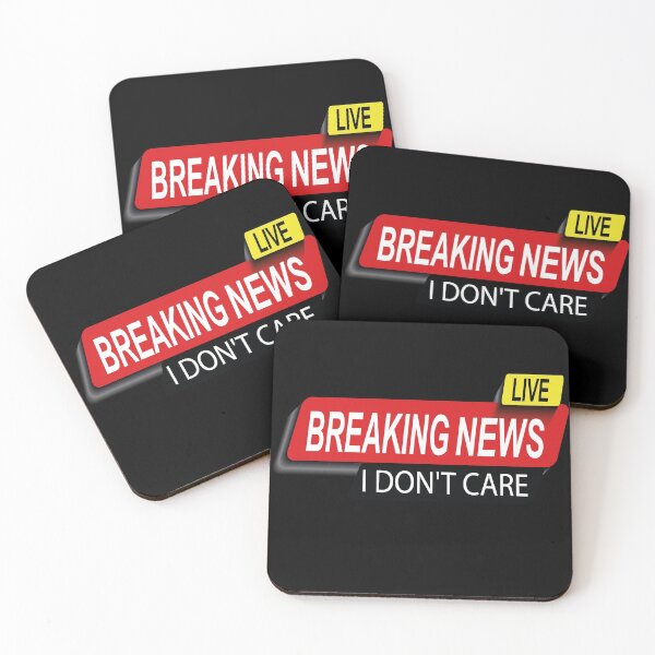 Item preview, Live funny Breaking News I Don't Care Funny Gift For Men Women designed and sold by thenewall.