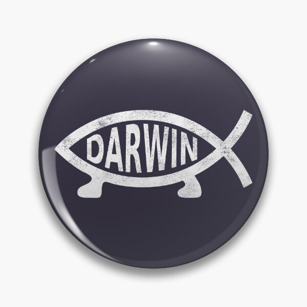 Item preview, Darwin Fish [Worn Vintage Look] designed and sold by politicalamity.
