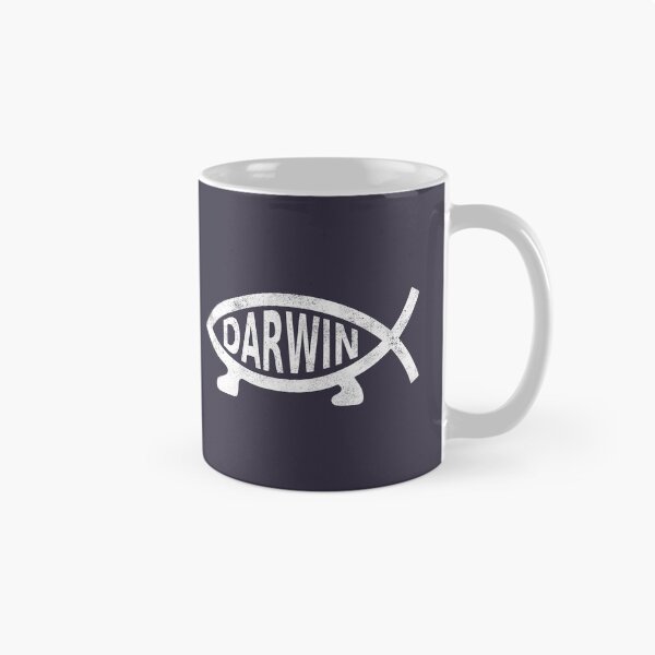 Item preview, Darwin Fish [Worn Vintage Look] designed and sold by politicalamity.
