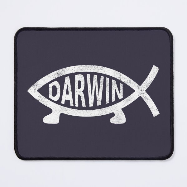 Item preview, Darwin Fish [Worn Vintage Look] designed and sold by politicalamity.