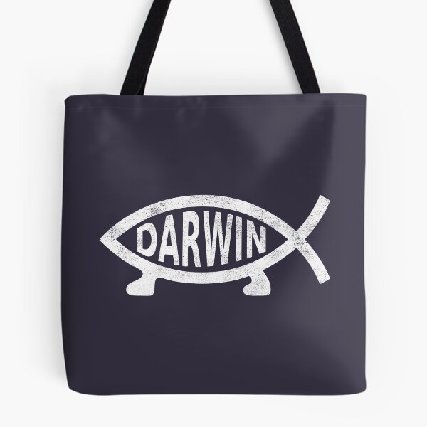Item preview, Darwin Fish [Worn Vintage Look] designed and sold by politicalamity.