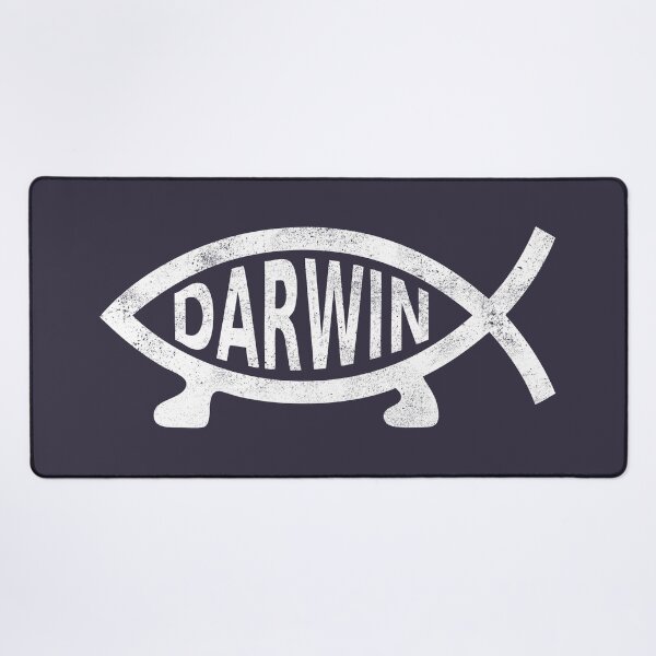 Item preview, Darwin Fish [Worn Vintage Look] designed and sold by politicalamity.
