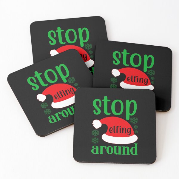 Item preview, Stop elfing around designed and sold by pnkpopcorn.