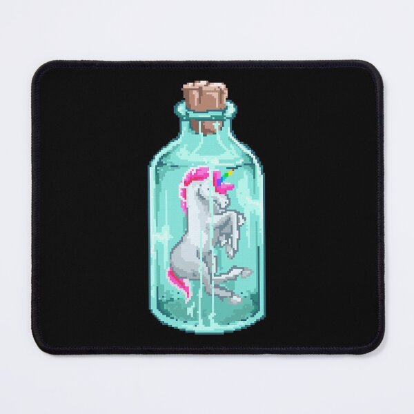 Item preview, Mini unicorn in bottle glass pixel  designed and sold by YosiefHoss.