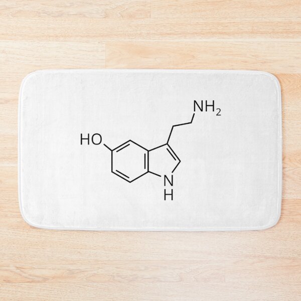 Item preview, Serotonin - Neurotransmitter, Mental Health, Psychology, Happiness, Brain, Neuron designed and sold by jadedscientist.