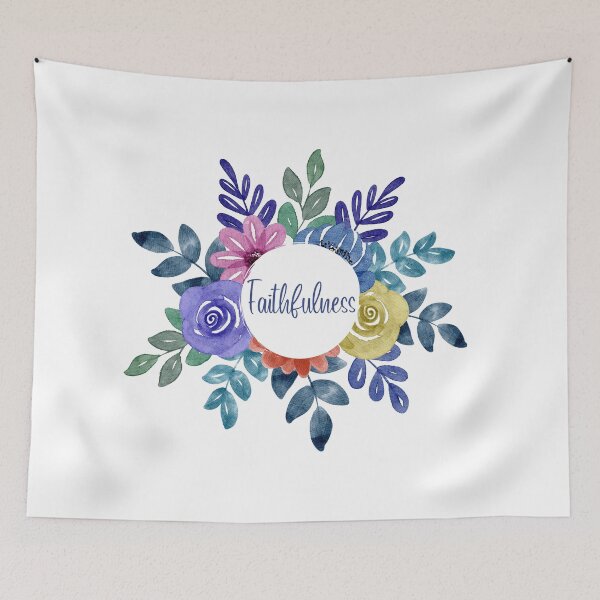 Item preview, Faithfulness Floral Design designed and sold by HCLeeKimmie.