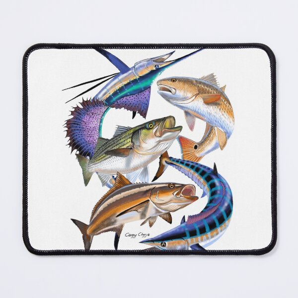 Item preview, Gamefish collage designed and sold by Carey Chen.