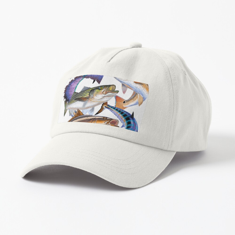 Vista previa del artículo con la obra «Dad hat», diseñado y vendido por Bluemarlin.