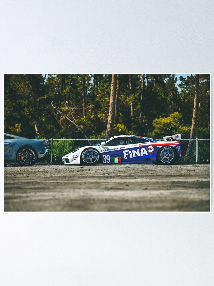 Mclaren F1 Gtr Poster By Tylerum Redbubble