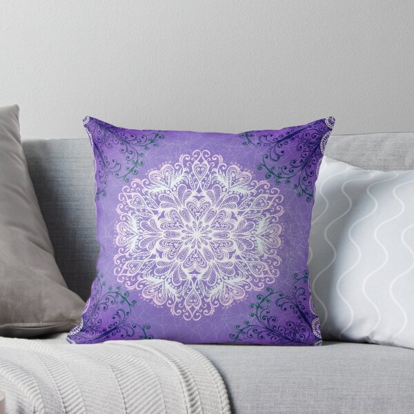 Item preview, Violet snowflake designed and sold by Patternalized.