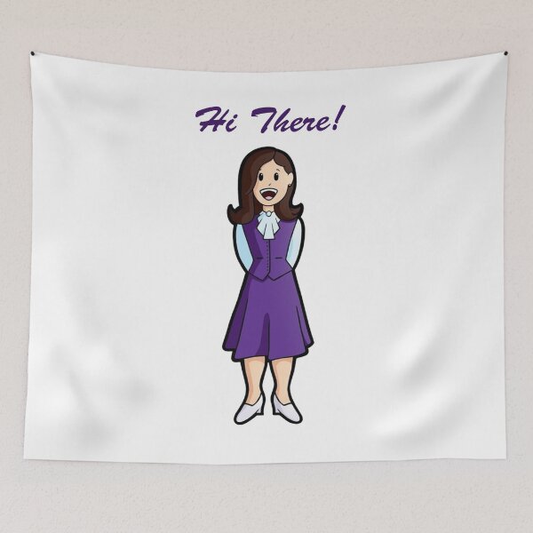 Item preview, Hi There! - The Good Design Place Movies Funny Character Art designed and sold by FloresEdmund7.