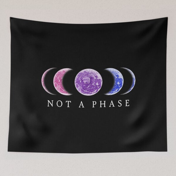 Item preview, Not A Phase Bisexual Pride designed and sold by ClareMadelane.