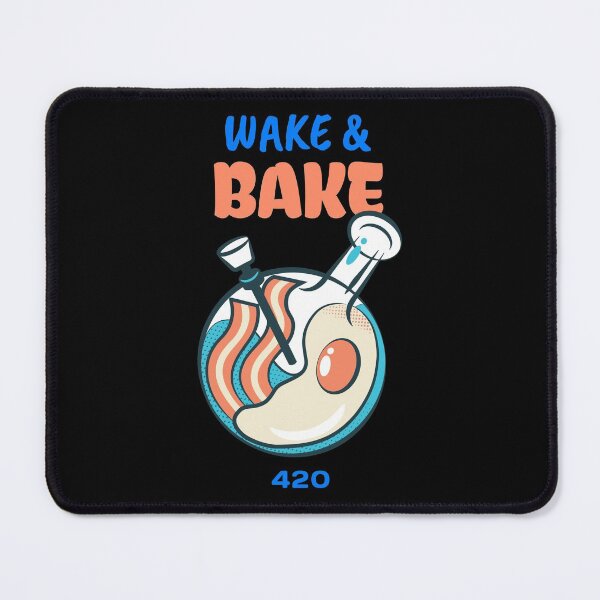 Item preview, Wake and Bake Pothead (Black) designed and sold by PotheadTees.
