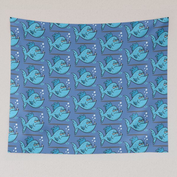 Item preview, Bored Blue Fish designed and sold by JohnnyPraize.