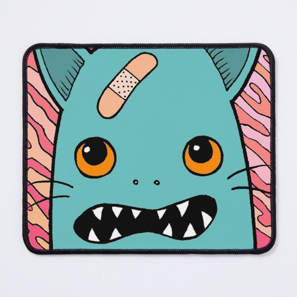 Item preview, Blue Monster with Band-Aid designed and sold by SquashBlossom1.