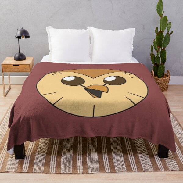 Hooty owl house Throw Blanket