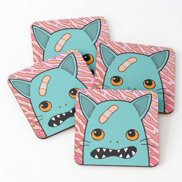 Item preview, Blue Monster with Band-Aid designed and sold by SquashBlossom1.