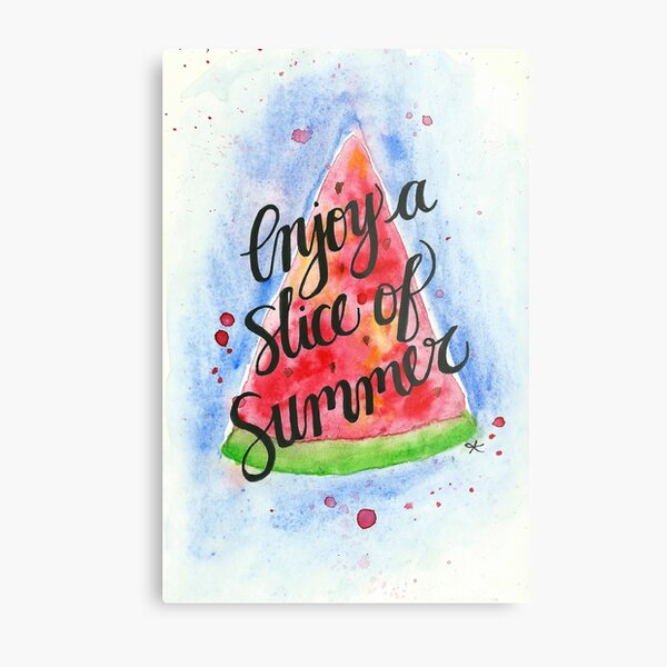 A Slice of Summer Metal Print