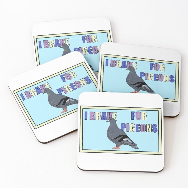 Item preview, I Brake For Pigeons designed and sold by Brenna Langdon.